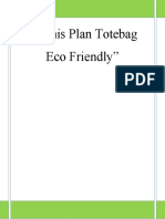 Business Plan Totebag Eco Friendly