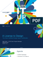 A License To Design - The Cisco Certified Design Expert Certification - PSOCRT-1010