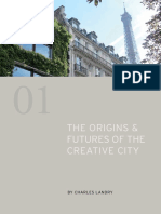 The Origins Futures of The Creative City