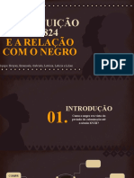 A Constituição de 1824 e a relação com o negro escravo no Brasil