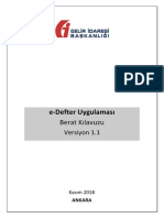 E-Defter Uygulaması Berat Kılavuzu