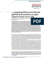 Co-Targeting Egfr and Mtor With Gefitinib and Everolimus in Triple-Negative Breast Cancer Cells