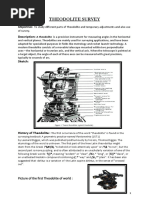 Theodolite Survey