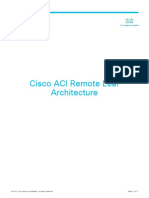 Cisco ACI Remote Leaf Architecture White Paper