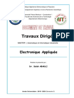 TD Electronique Appliquée
