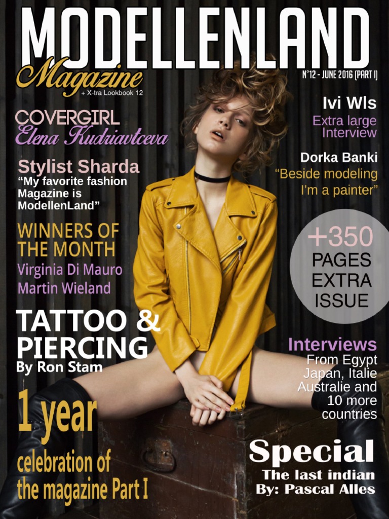Modellenland Magazine: Year 1 Celebration | PDF | Camera Lens | Fashion