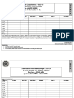 Junior Judo Championships Entry Form