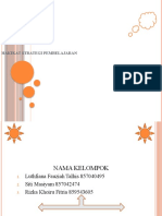 STRATEGI PEMBELAJARAN