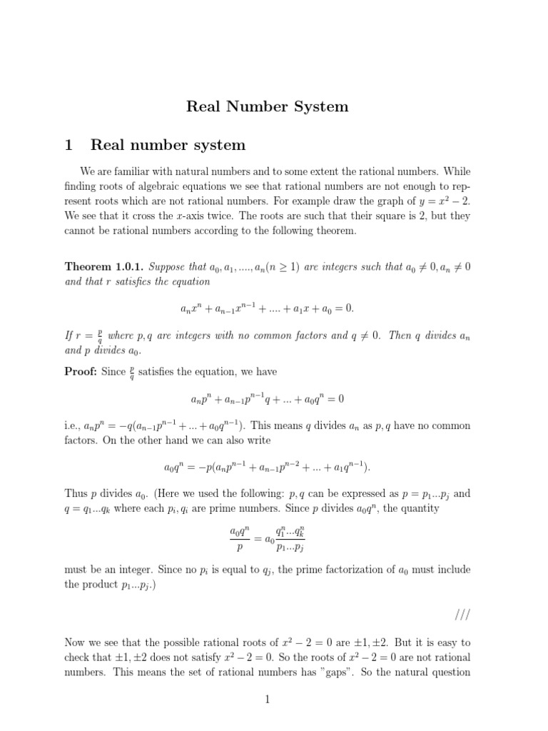 Real Numbers PDF Mathematical Objects Arithmetic