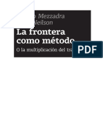 Tinta Limón-La Frontera Como Metodo-Sandro Mezzadra