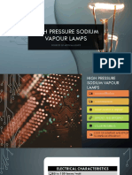 High Pressure Sodium Vapor Lamp