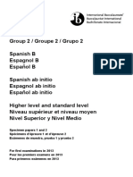 Text Sheet Spanish Practice