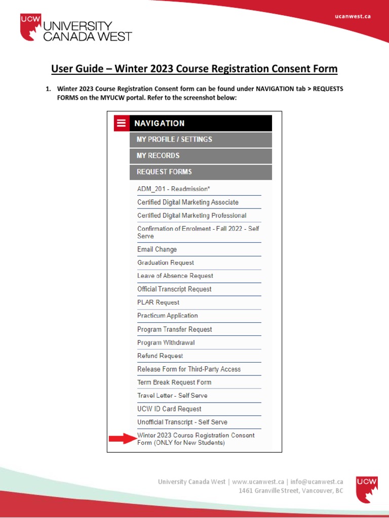 Winter 2023 Course Registration Guide | PDF | Travel Visa | Passport