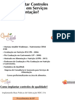 Como implantar controles de qualidade em serviços de alimentação