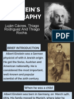 EINSTEIN S BIOGRAPHY Inglés