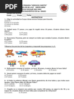 EXAMEN DIAGNÓSTICO MATEMÁTICAS