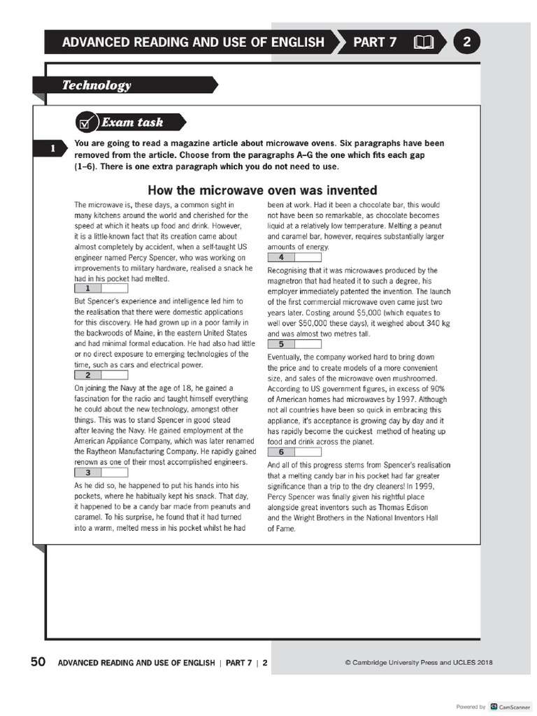 Cambridge English Exam Booster For Advanced | PDF