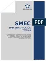 Especificaciones técnicas SMEC