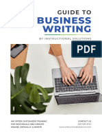 Guide To Business Writing