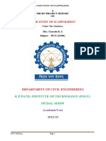 "Case Study of Scaffolding": Department of Civil Engineering