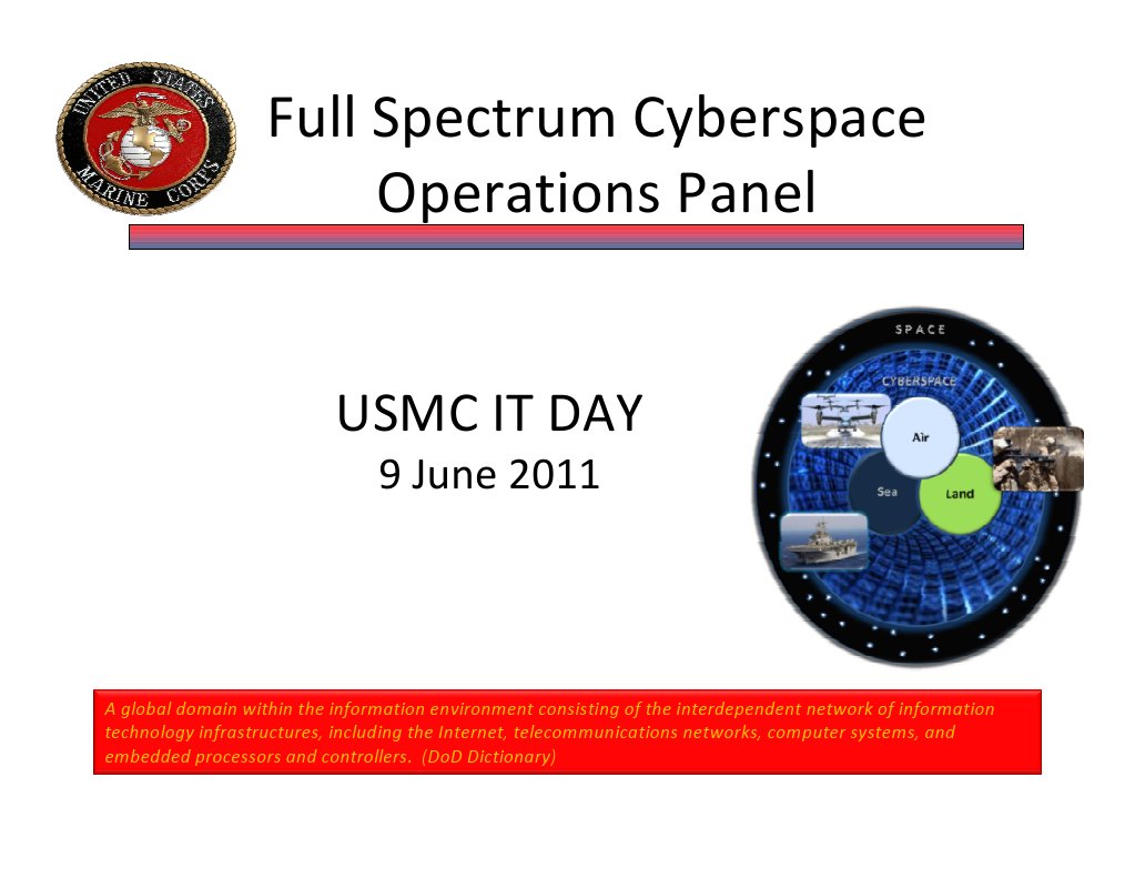USMC Cyber Operations Overview | PDF | United States Marine Corps ...