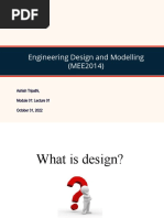 Engineering Design and Modelling