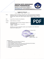 Surat Tugas Diknas KM3 Kota Makassar