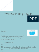 Types of sequances 