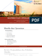 Matriks Dan Operasinya