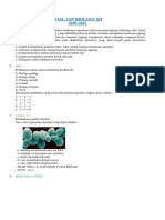 Soal Usp Biologi Xii 2020-2021