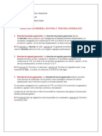 Derechos de Primera, Segunda y Tercera Generacion