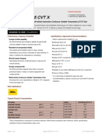 Shell Spirax S5 CVT X: Performance, Features & Benefits Specifications, Approvals & Recommendations