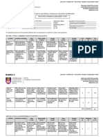 Rubric 4 - Industry Supervisor - Assessment Evaluation Form