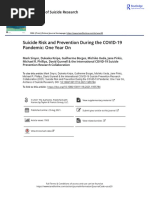 Sinyor - Suicide Risk and Prevention During The COVID-19 Pandemic - One Year On - 2021
