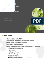 GAMP 5 Overview