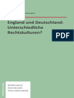 Zimmermann - England Und Deutschland. Unterschiedliche Rechtskulturen - 2019