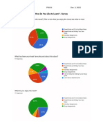 How Do You Like To Learn Survey Responses