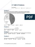 2017 AMC 8 Problems