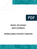 MODUL PELATIHAN BAKTI KOMINFO