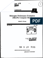 Helicopter Performance Evaluation Computer Model