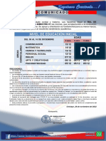 Comunicado-Rol de Eval. Final Bim Iv-2022