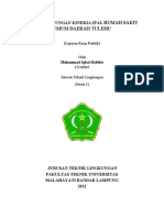 Audit Lingkungan Kinerja Ipal Rumah Sakit Umum Daerah Tulehu