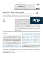 Reading Ability of Children Treated For Amblyopia