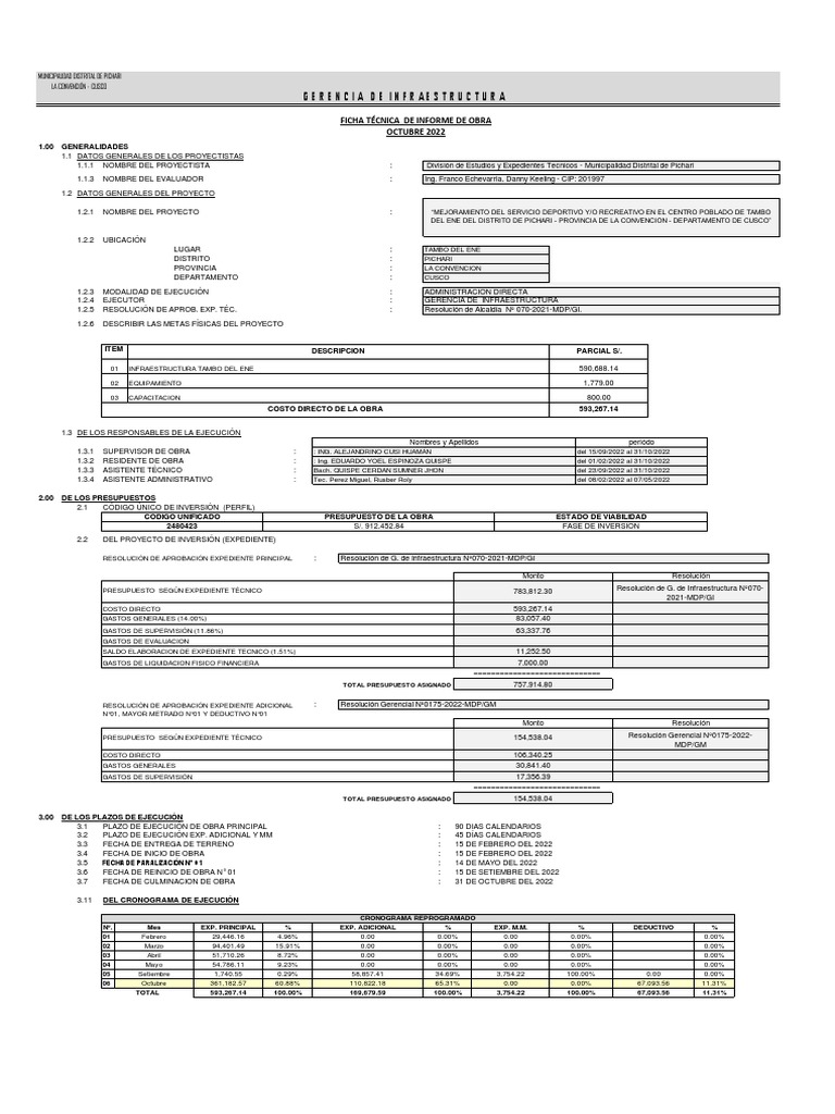 Ficha Tec | PDF