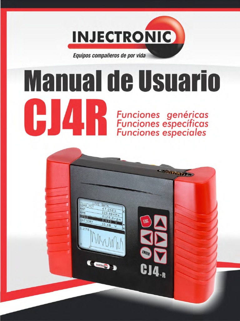 Escáner Automotriz CJ 4 R: Manual de Usuario | PDF | Monitor de ...