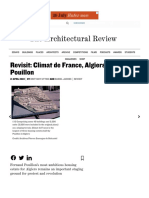 Revisit - Climat de France, Algiers by Fernand Pouillon - Architectural Review