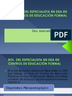 Rol Del Especialista en DEA en EB