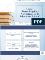 Bases Legales y Normativas de La Ed Básica