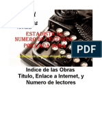 Editorial Xamezaga Indice Obras Titulo, Enlace y Numero Lectores 15-12-2022