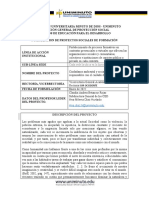 Formación ciudadanos ambientalmente responsables